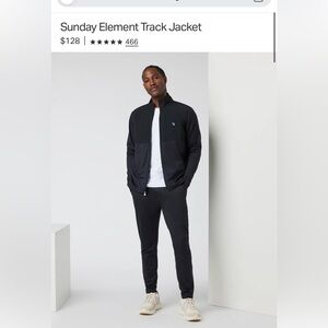 BNWT Vuori Sunday Element Track Jacket in Large